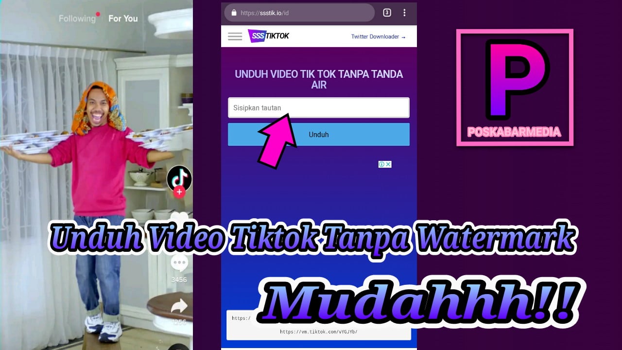Unduh Video Tiktok Tanpa Watermark Online