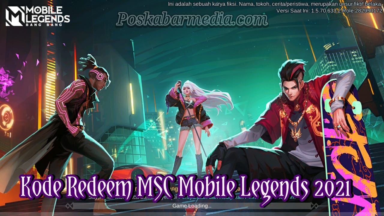 Kode Redeem MSC Mobile Legends 2021
