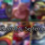 Kode Redeem ML 16 September 2021