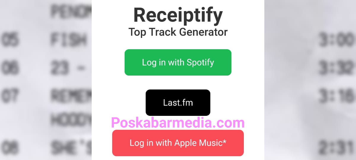 October Receiptify Spotify