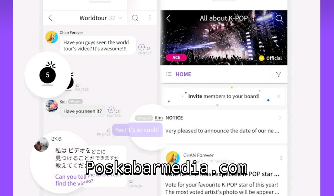 Download Aplikasi Bubble NCT