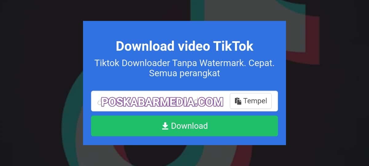 Download Video Tiktok Tanpa ID